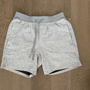 Lululemon Textured Double-Knit Cotton Short 7"
